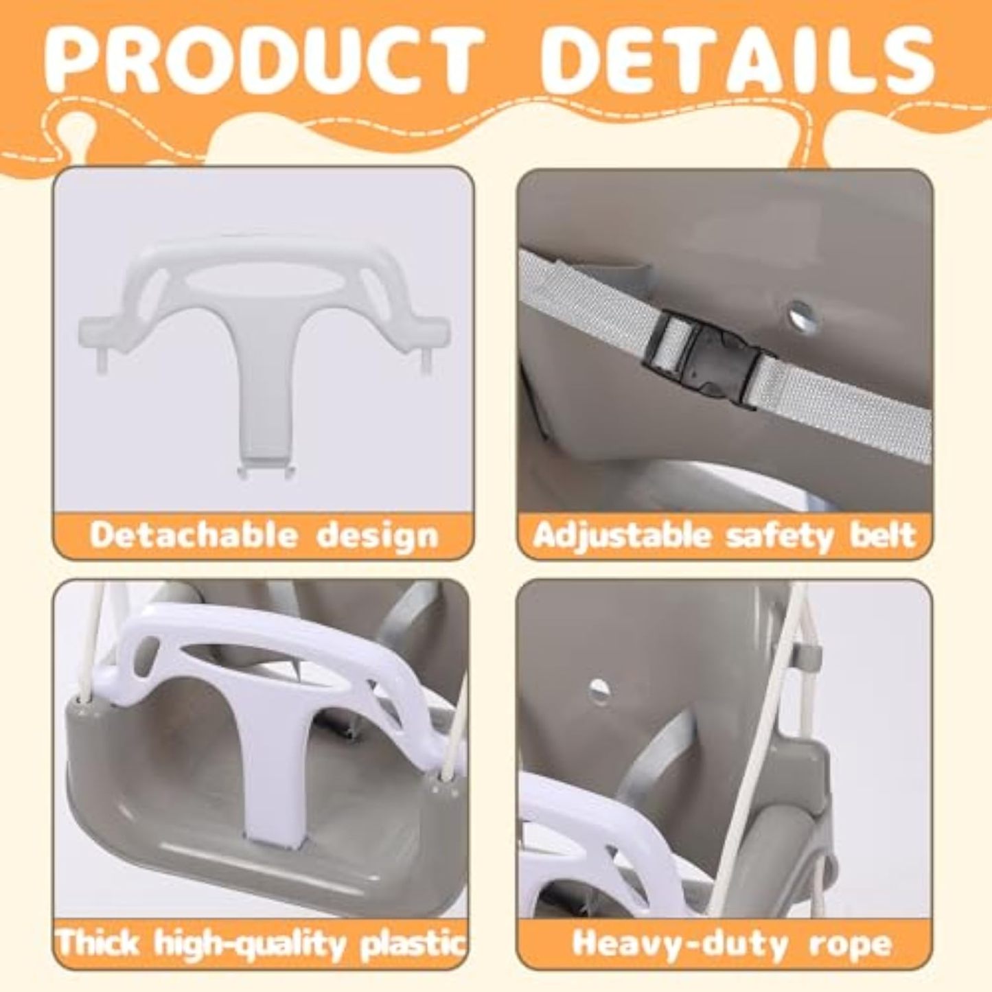 👼Taleco Gear 2 in 1 Toddler Swing & Jumper, Swing Set for Indoor/Outdoor,Baby Jumpers and Bouncers