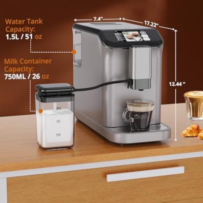 ☕Automatic Espresso Machine, Coffee Machine with Grinder
