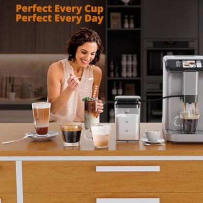 ☕Automatic Espresso Machine, Coffee Machine with Grinder