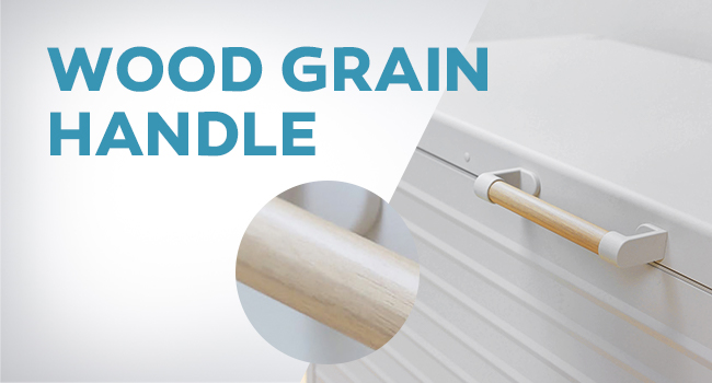 wood grain handle