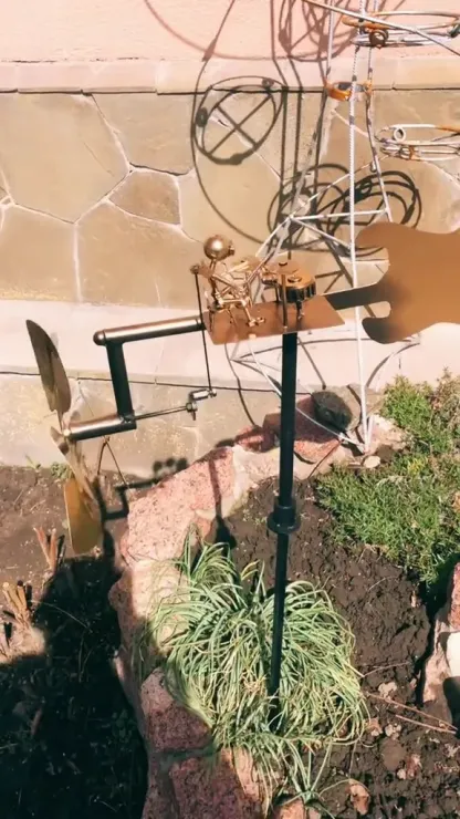 🥁Handmade Metal Drummer Windmill🔥50% OFF🔥