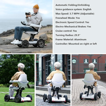 Intelligent Electric Powered Wheelchair Device 