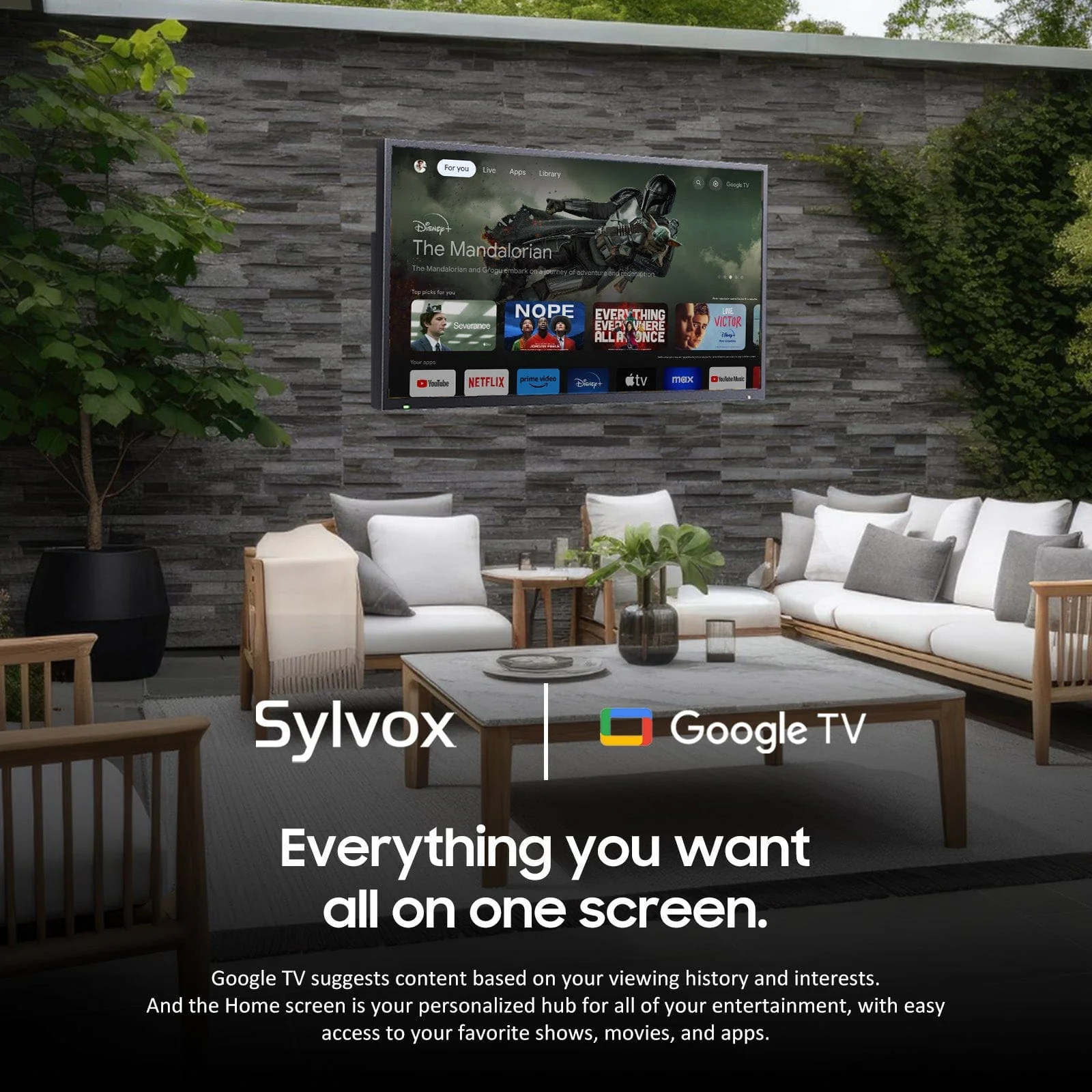 55" Outdoor TV(Google TV) - 2025 Deck Pro 2.0