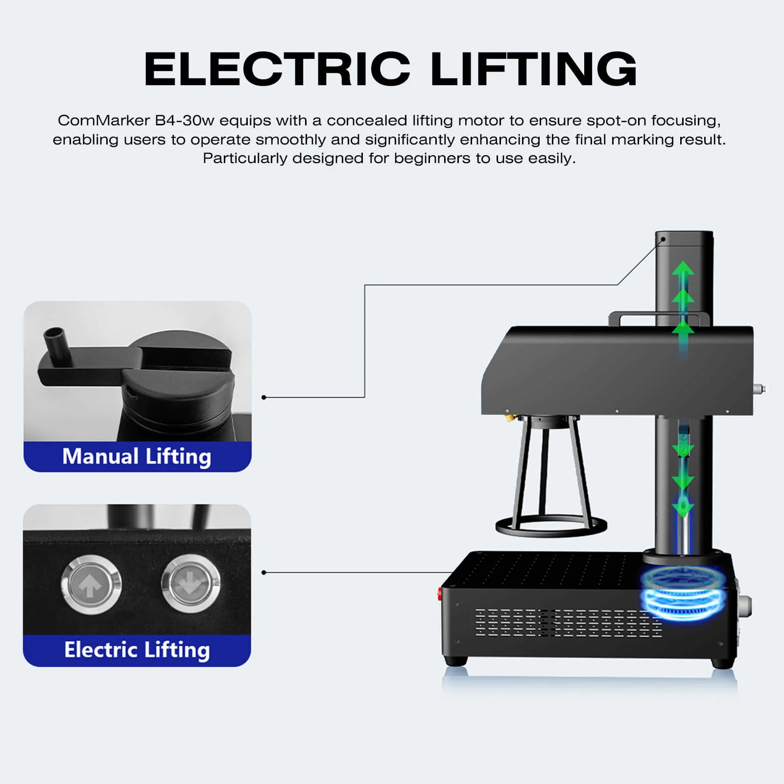 🔎B4 30W Fiber Laser Engraver Machine