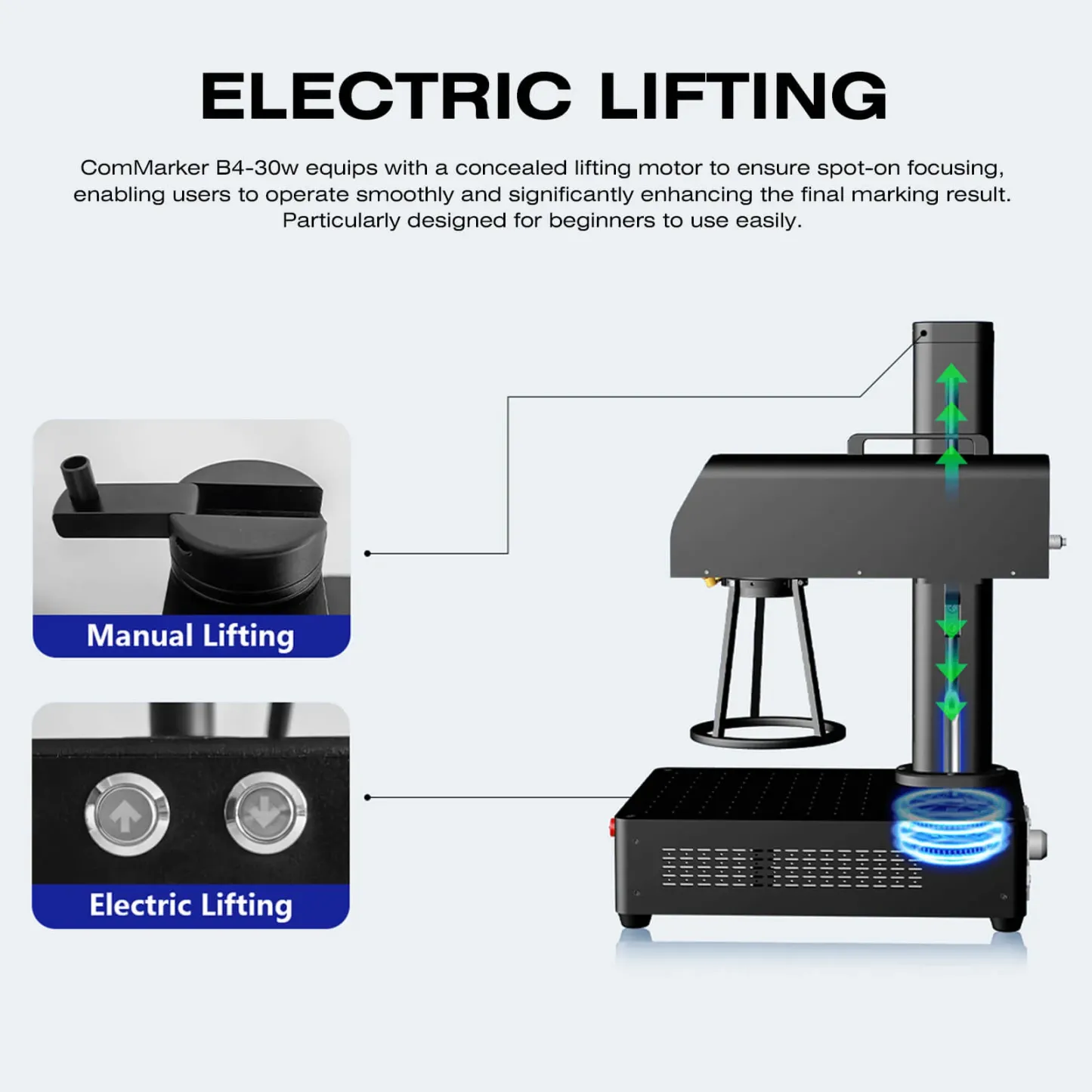 🔎B4 30W Fiber Laser Engraver Machine