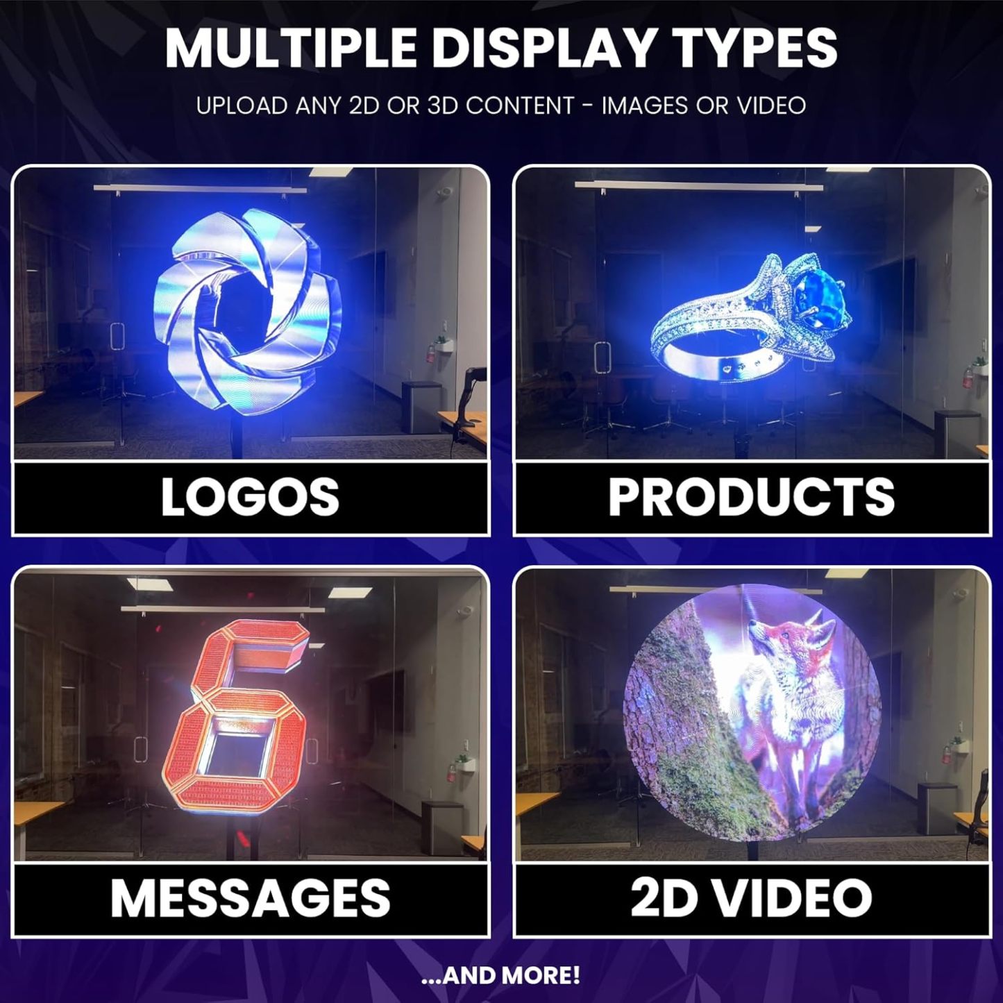 🌪️3D Fan Hologram Projector