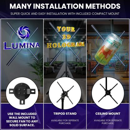 🌪️3D Fan Hologram Projector