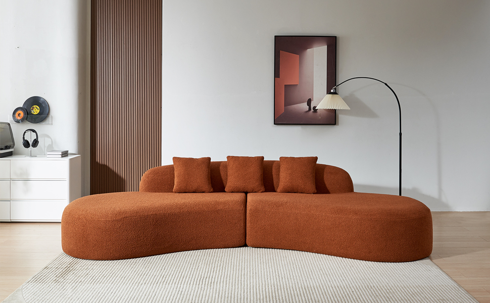 Curved sofa