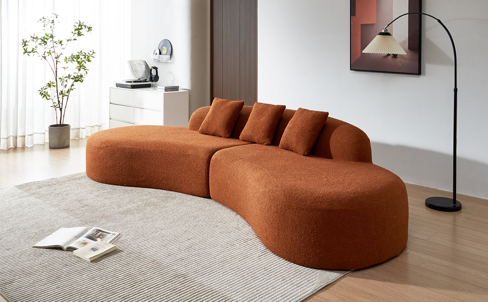 Curved sofa