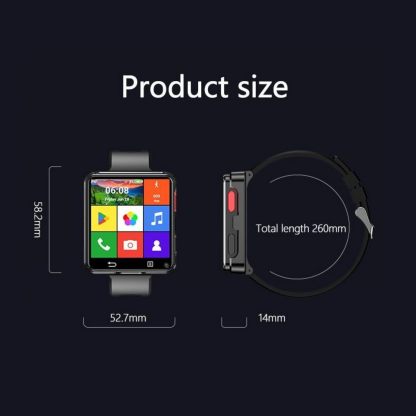 ⌚AIEK 4G Smart Watch Phone Sports Watch for Men