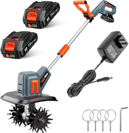Cordless Tiller Electric Cultivator