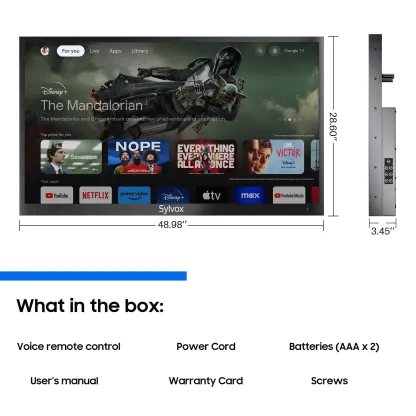 55" Outdoor TV(Google TV) - 2025 Deck Pro 2.0