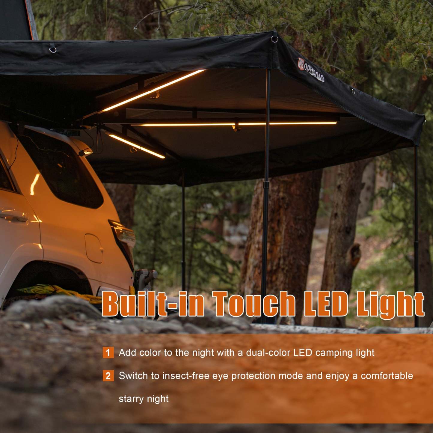 OPENROAD 270 Free Standing Awning for Camping awnings openroad4wd.com