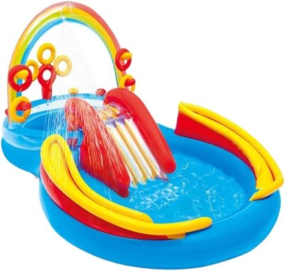💧Family Size Inflatable Pool-96"L x 75"W x 43"H