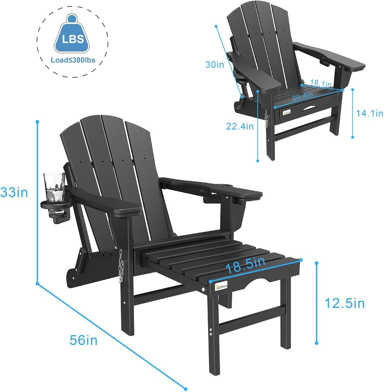 🪑OUTDOOR CHAIR-FOLDABLE SEATING