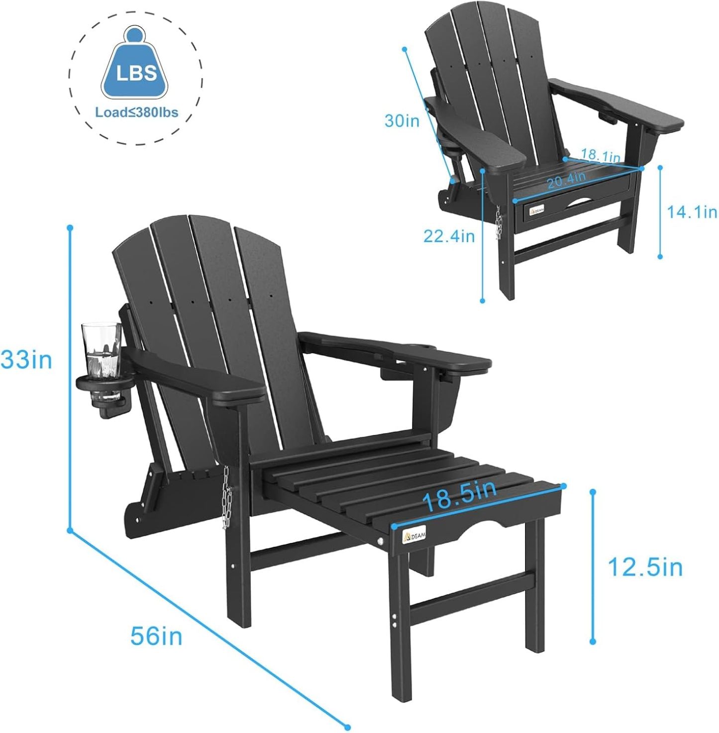 🪑OUTDOOR CHAIR-FOLDABLE SEATING
