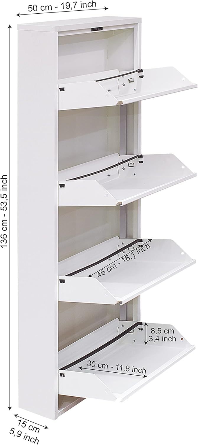 👠Steel Shoe cabinet-Cabinet Tipping Shoe Rack Cabinet