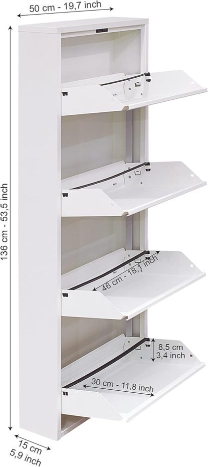 👠Steel Shoe cabinet-Cabinet Tipping Shoe Rack Cabinet