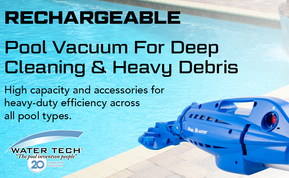 Pool Blaster Millennium Cordless Pool Vacuum for Inground & Above Ground Pools