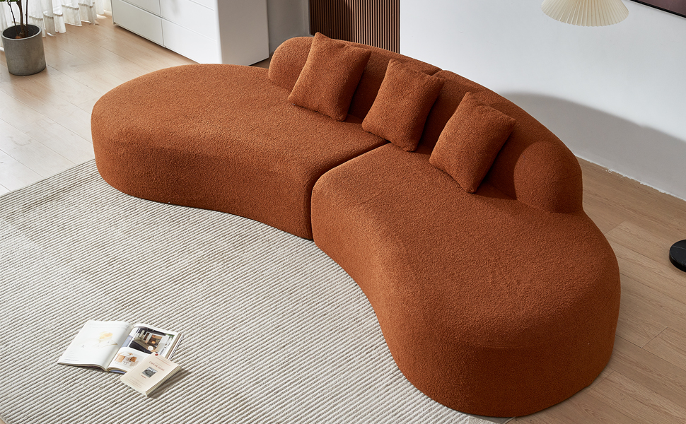 curved sofa