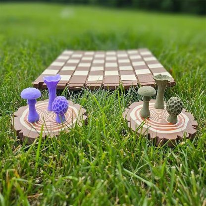 ♟️Magnetic Forest Mushrooms Chess【Worldwide Shipping】