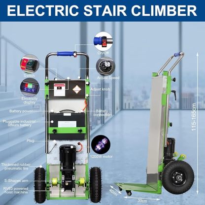 📦Electric Stair Climbing Hand Trucks Dolly Cart for Moving