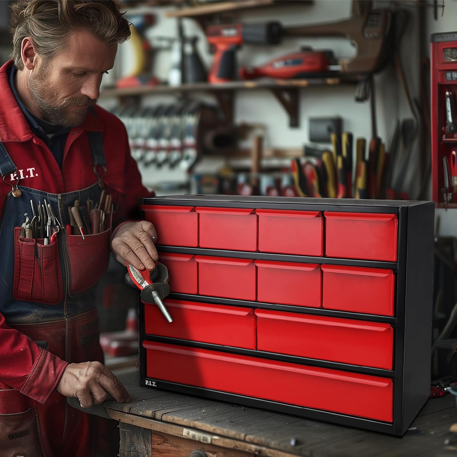Mini Red Tool Box