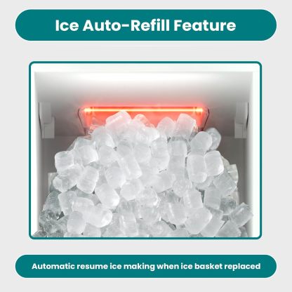 🧊GEVI Adella Crystal Clear Nugget Ice Maker Machine
