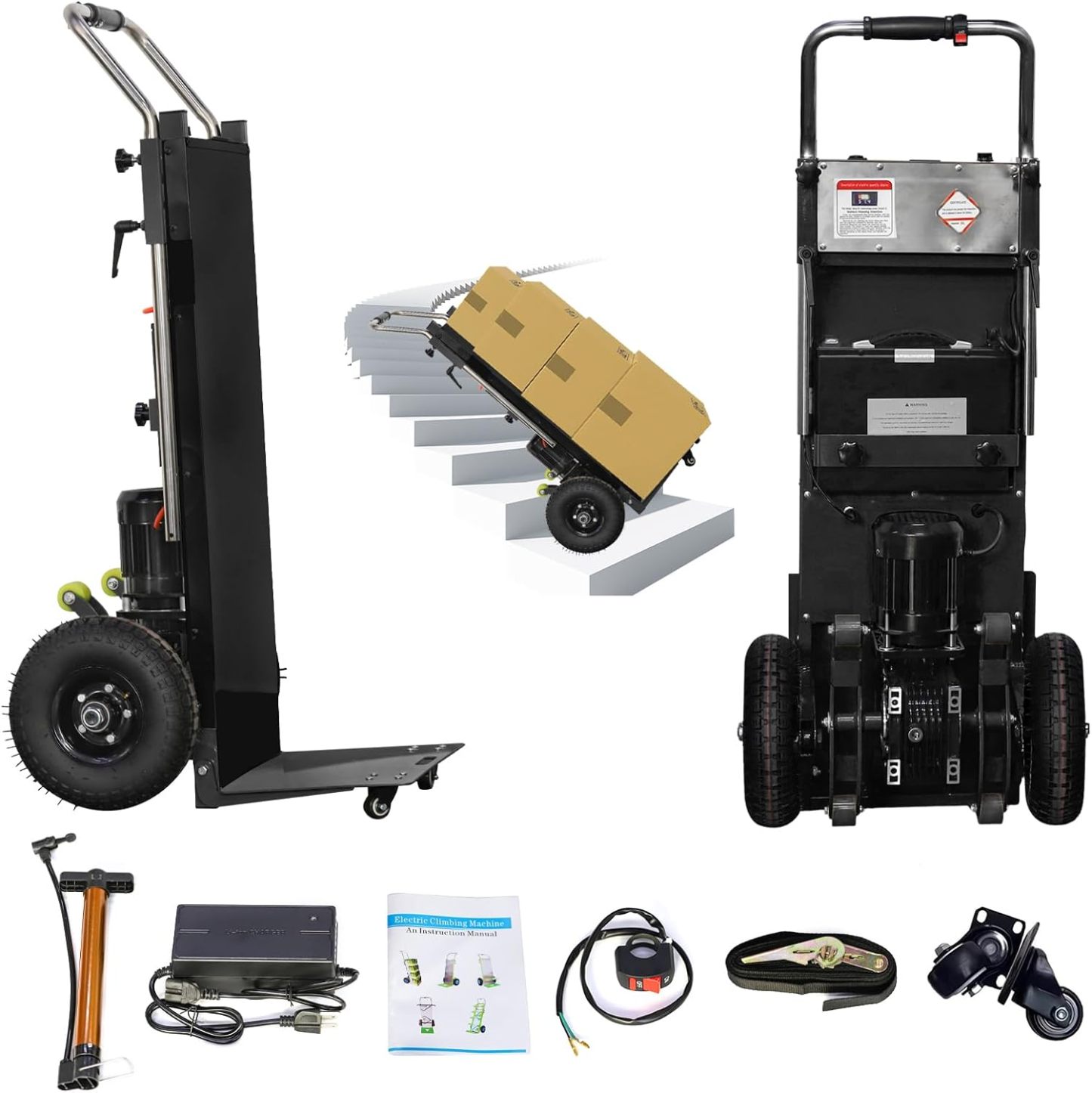 📦Electric Stair Climbing Hand Trucks Dolly Cart for Moving