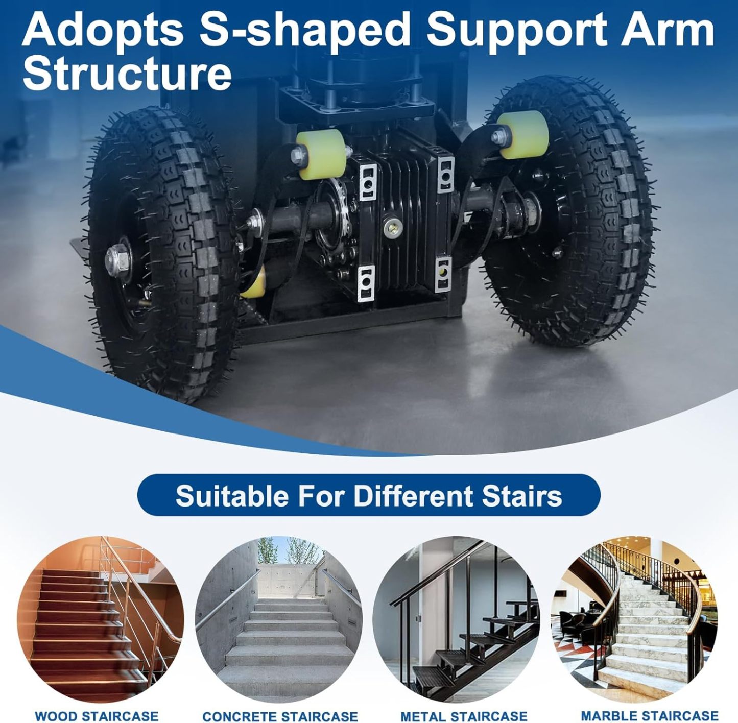 📦Electric Stair Climbing Hand Trucks Dolly Cart for Moving