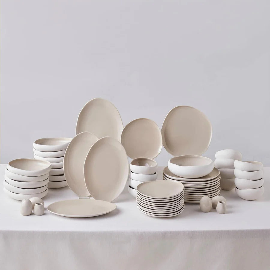 🔥Aurora Luxe 12-Person Dinner Set, 59-Piece Ensemble