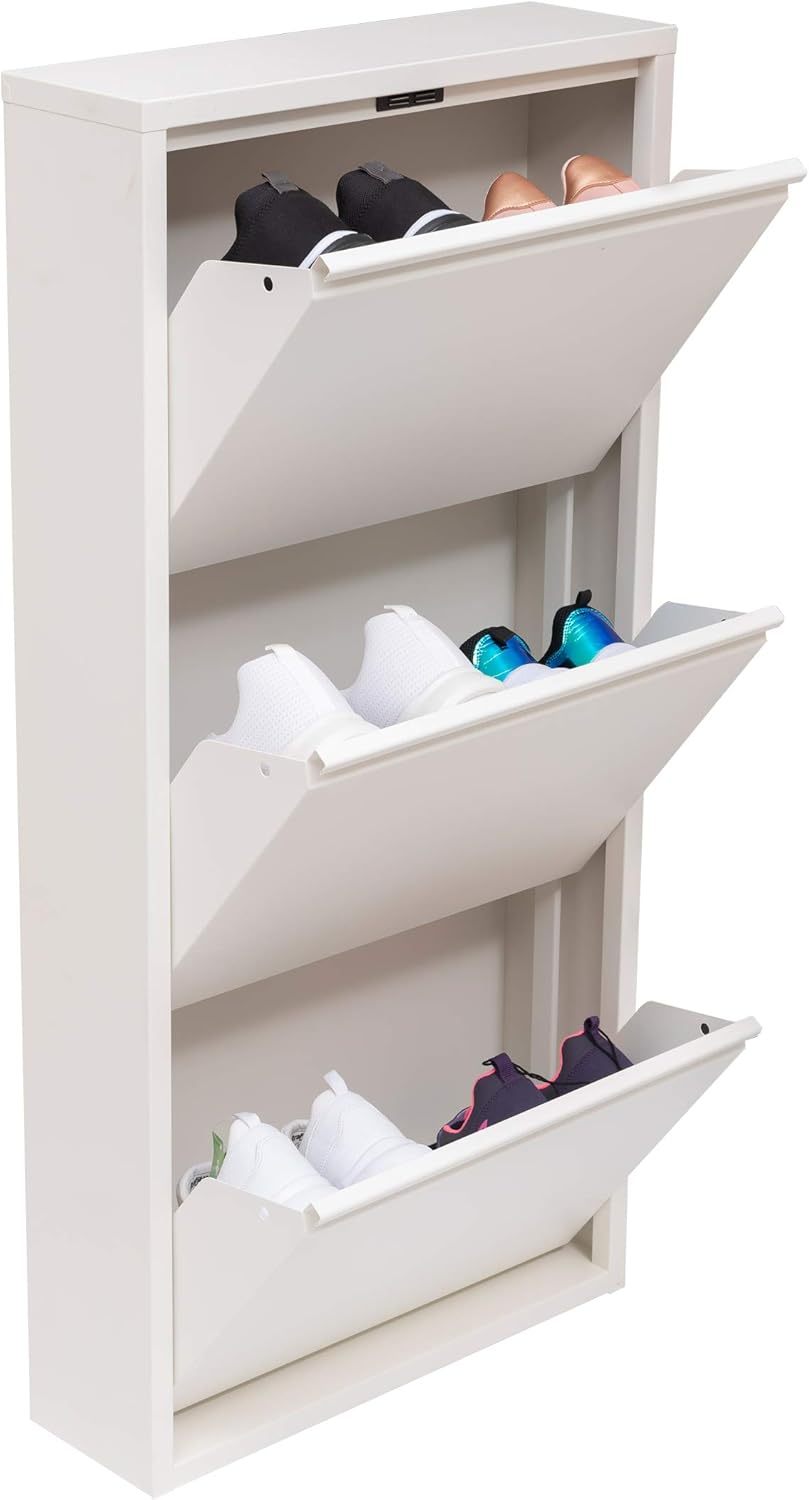 👠Steel Shoe cabinet-Cabinet Tipping Shoe Rack Cabinet