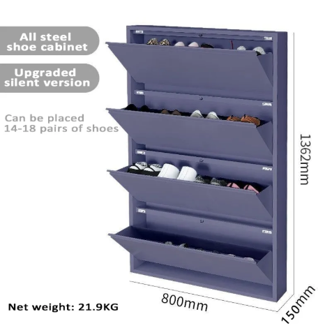 👠Steel Shoe cabinet-Cabinet Tipping Shoe Rack Cabinet