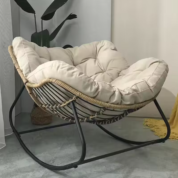 Light Luxury Rattan Rocking Chair
