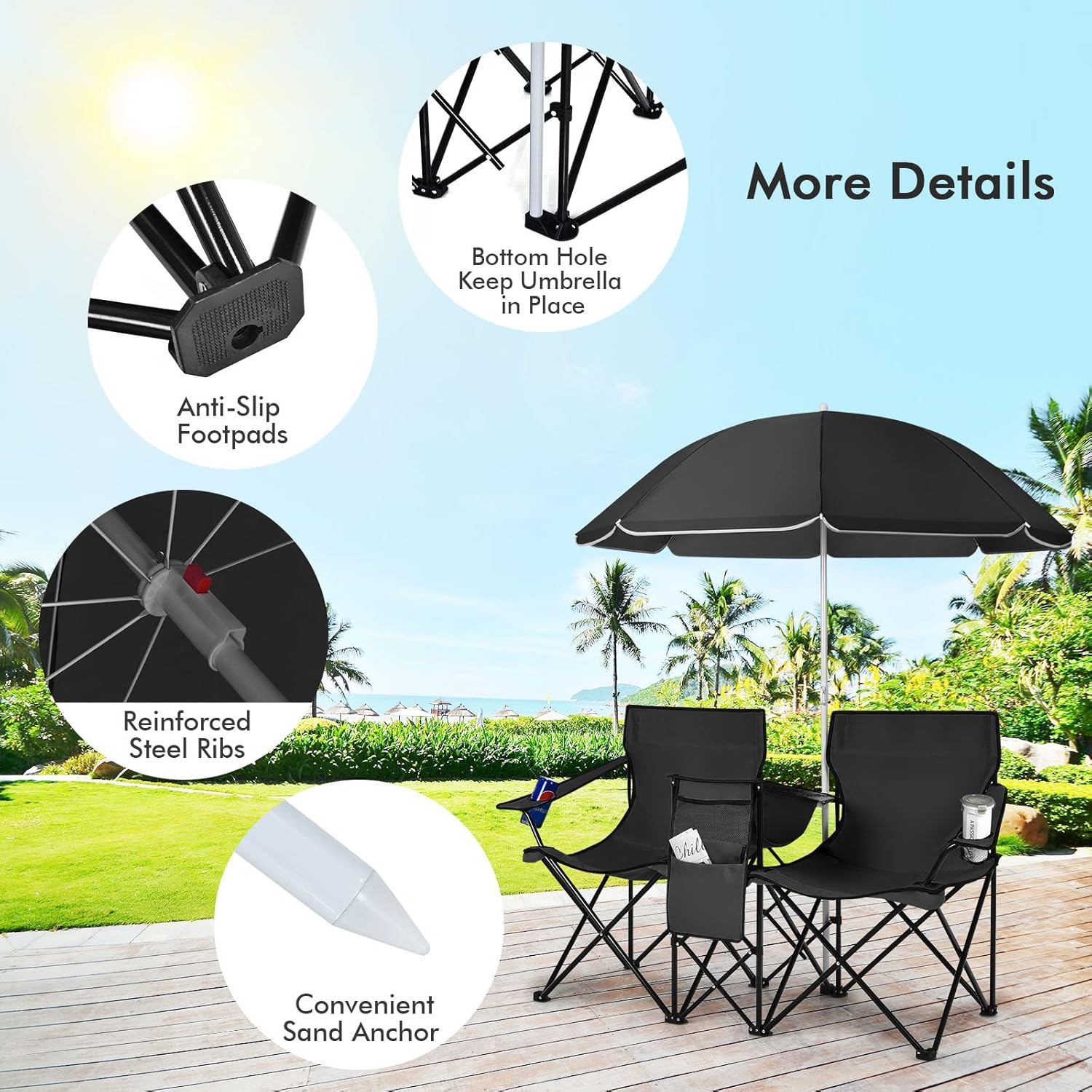 🏕Patio Beach Camping Chairs for Outdoors