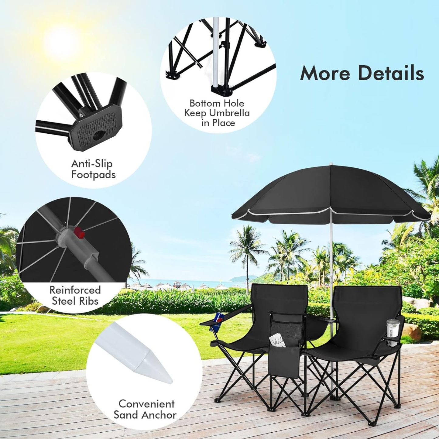 🏕Patio Beach Camping Chairs for Outdoors