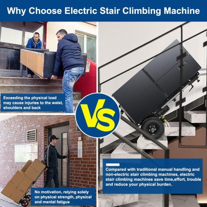 📦Electric Stair Climbing Hand Trucks Dolly Cart for Moving