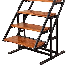 5 layer display shelf