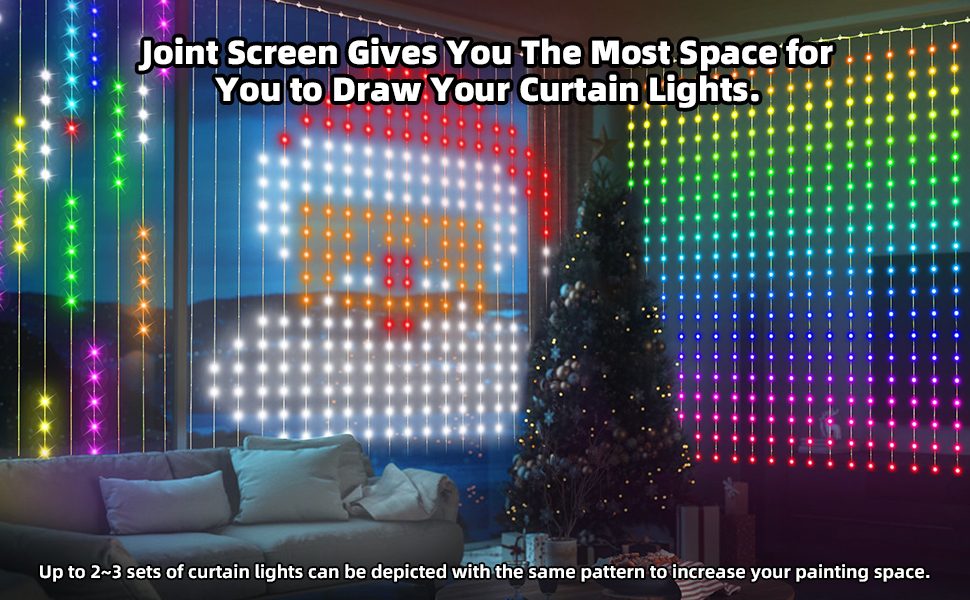 curtain lights for bedroom