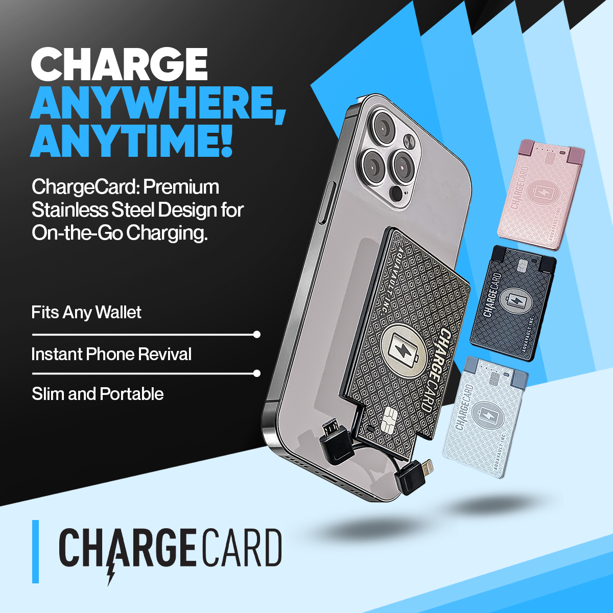ChargeCard® - World's Thinnest Portable Charger