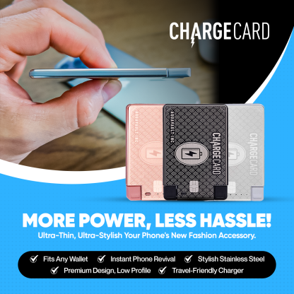 ChargeCard® - World's Thinnest Portable Charger