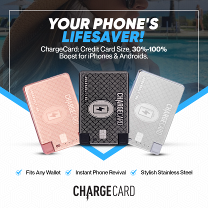 ChargeCard® - World's Thinnest Portable Charger