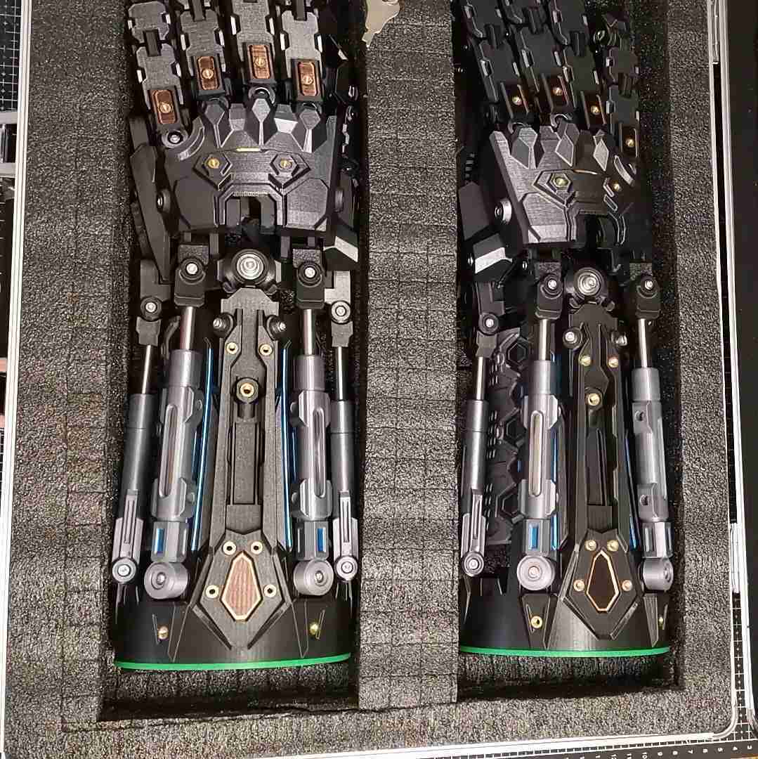 3D-Printed Exoskeleton Arm Armor