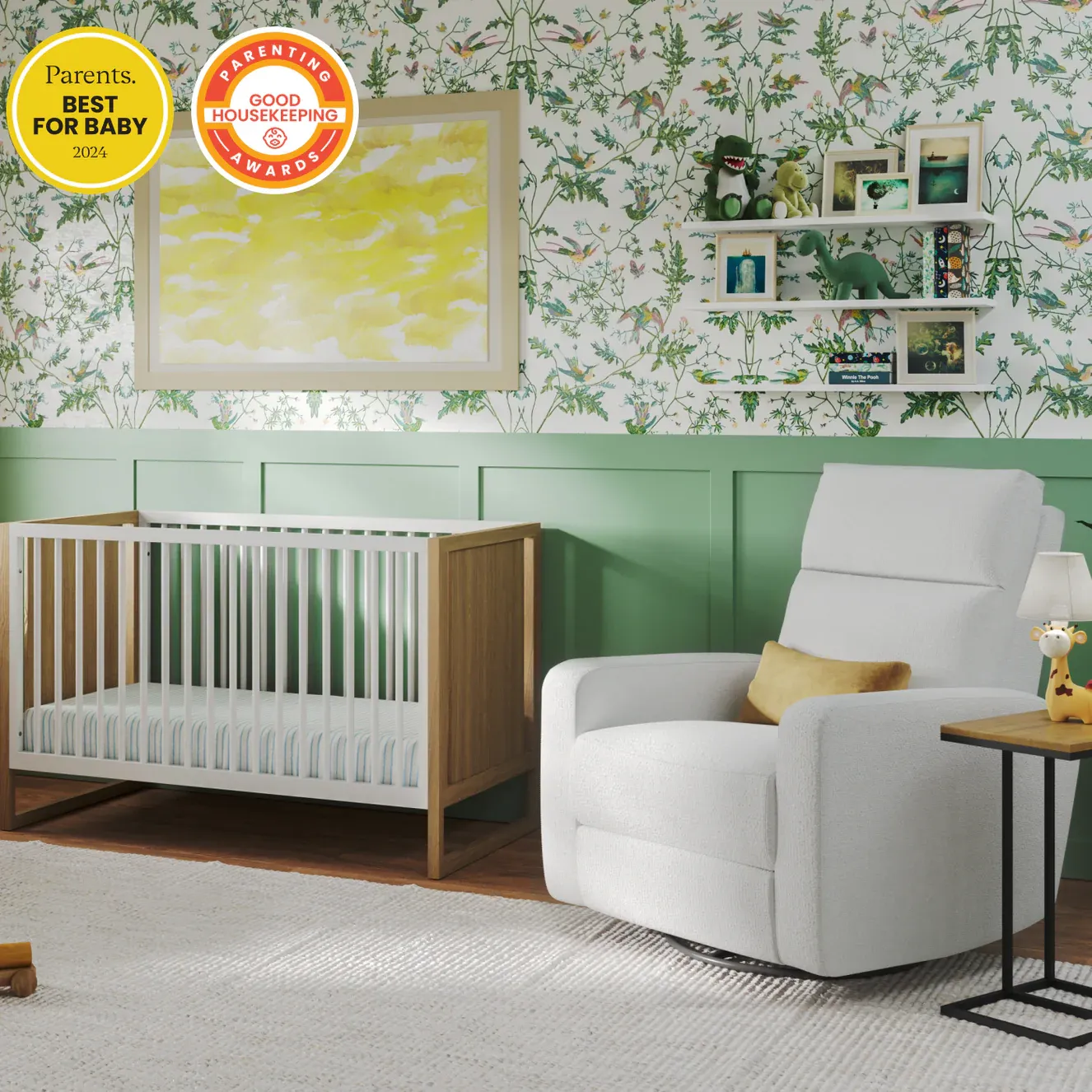 👶 The Glider Plus - Premium Nursery Power Recliner 