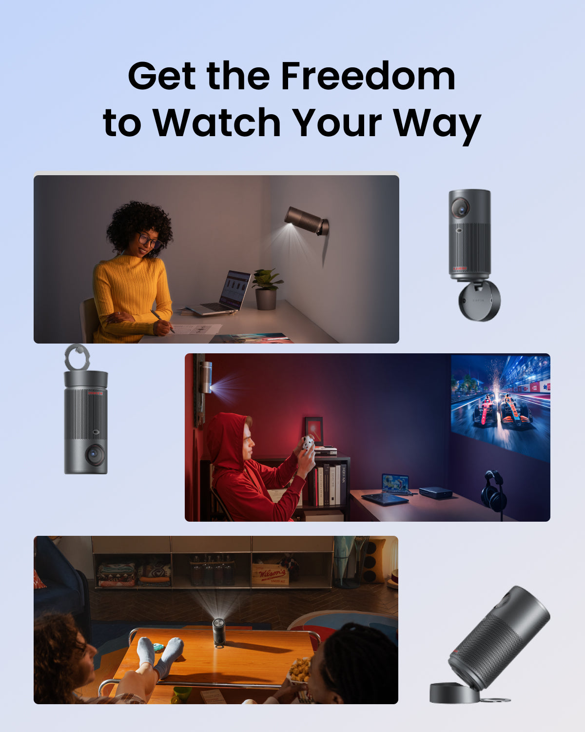 Capsule Air | The World's Smallest Google TV Projector