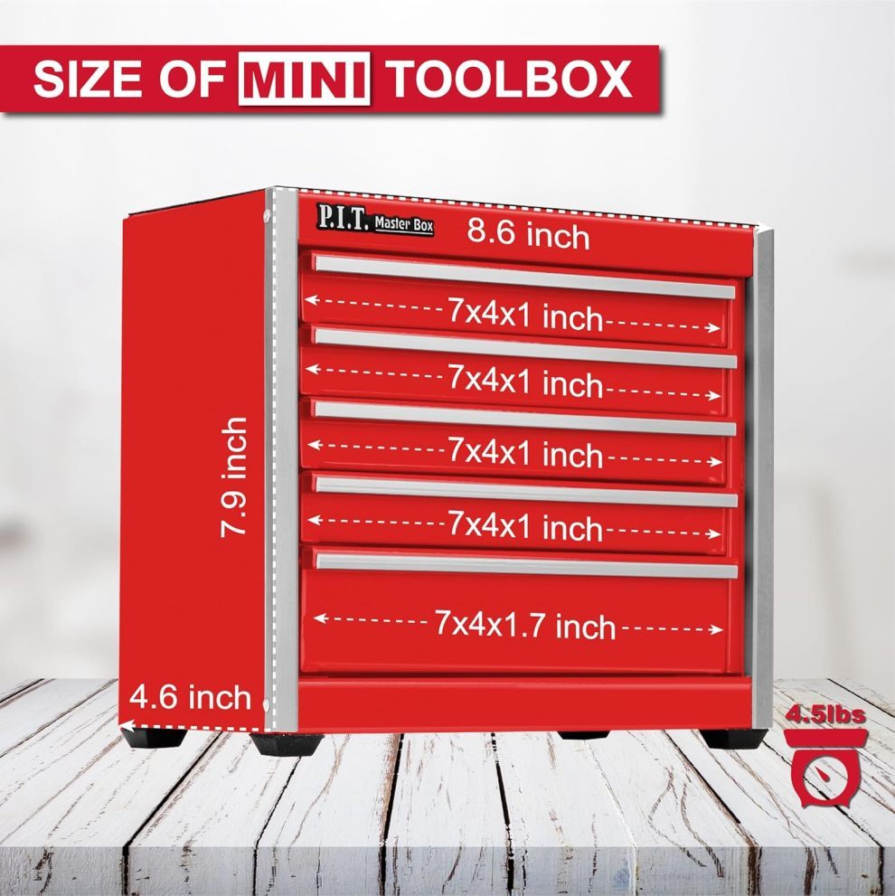 Mini Red Tool Box