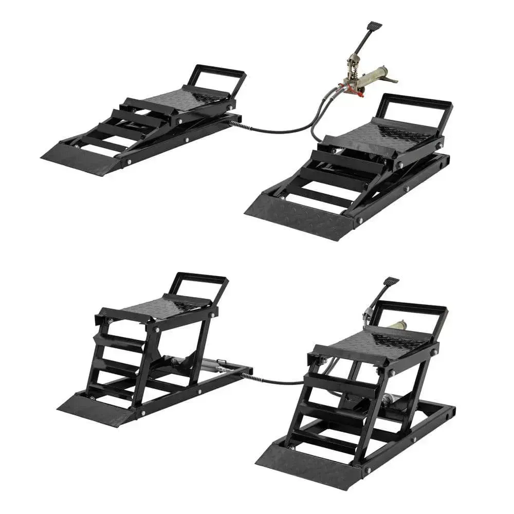💥Per Pair Capacity Hydraulic Underbody Access Car Lift with Ramp - 3,000 lbs