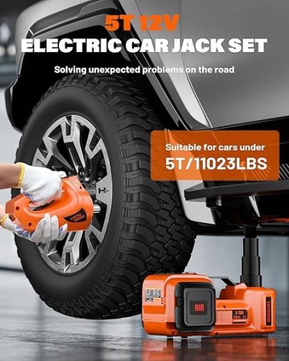 💥 New Year Sale🔥3-in-1 Electric Hydraulic Car Jack