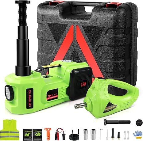 💥 New Year Sale🔥3-in-1 Electric Hydraulic Car Jack