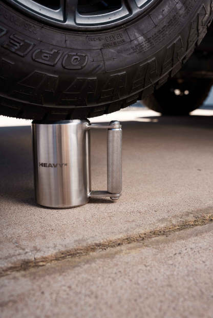 HEAVY MUG | 22LB STAINLESS STEEL MUG